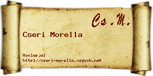 Cseri Morella névjegykártya